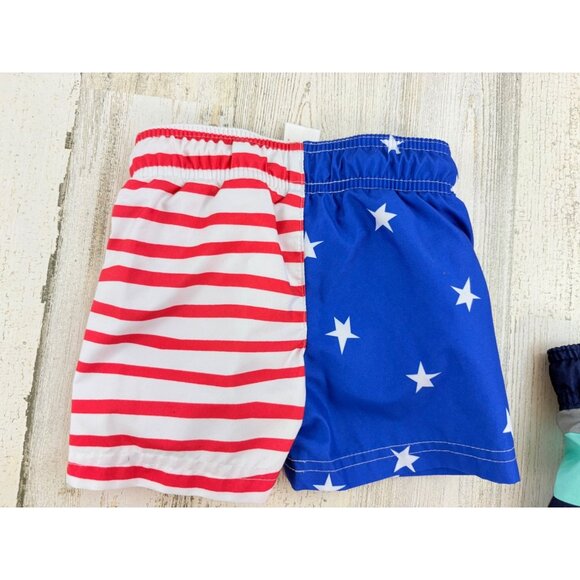Cat & Jack Baby Boys 9 M Swimsuit Lot of 2 Trunks Rash Guard Swim - Picture 8 of 11